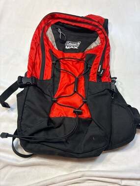 Coleman Max Elate 14L Hydration Hiking Backpack Red/Black